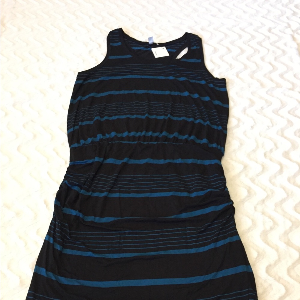Halogen Striped Blouson Dress 🔥Final Sale🔥